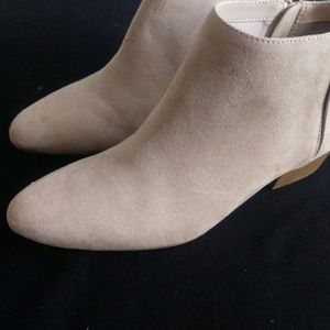 Beige Ankle Booties